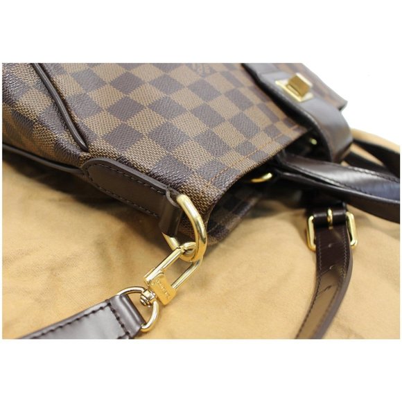 LOUIS VUITTON CABAS ROSEBERY DAMIER EBENE SHOULDER - Picture 4 of 11